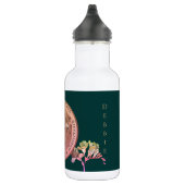 7e bruiloft Jubileum Koper Fresia Waterfles (Rechts)