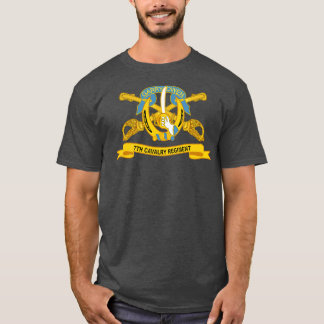 7e Cavalerie Regiment w Br Ribbon T-shirt
