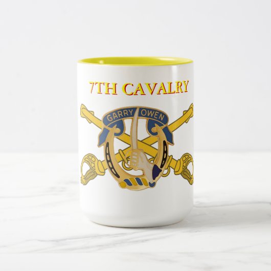 7E CAVALRY-MOK TWEEKLEURIGE KOFFIEMOK (Center)