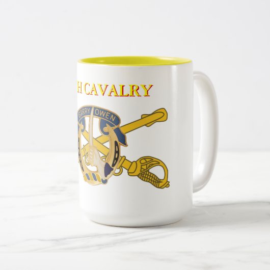 7E CAVALRY MUG (Devant droit)