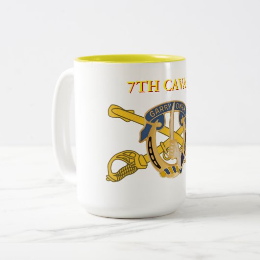 7E CAVALRY MUG (Devant gauche)