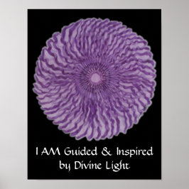 7e Chakra Art #2 - Divine Connection Poster