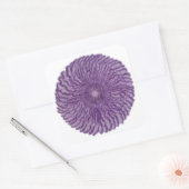 7e Chakra Kunst - #2 Vierkante Sticker (Envelop)