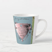 7e Copper Heart Emblem Latte Mok (Rechts)