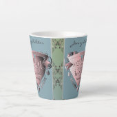 7e Copper Heart Emblem Latte Mok (Voorkant)