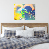 7e Dimensionale Gatekeeper Guardian Canvas Afdruk (Insitu (Slaapkamer))