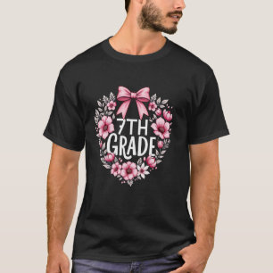 7e Graad Coquette Roze Bow Vrouwen Leraar Apprecia T-shirt