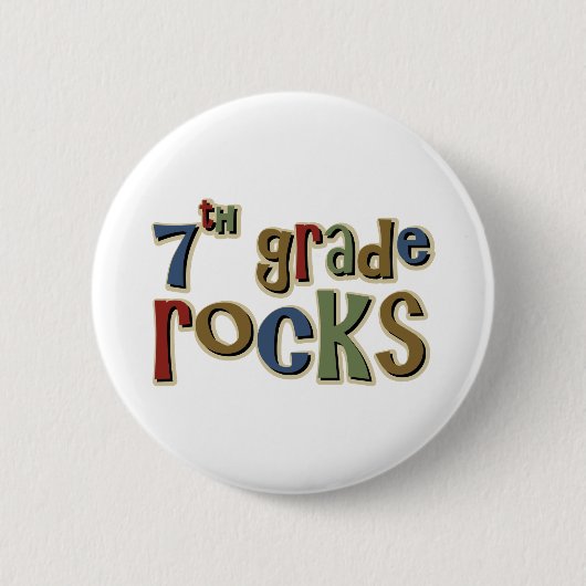 7e graad Rocks 7e graad Ronde Button 5,7 Cm (Voorkant)