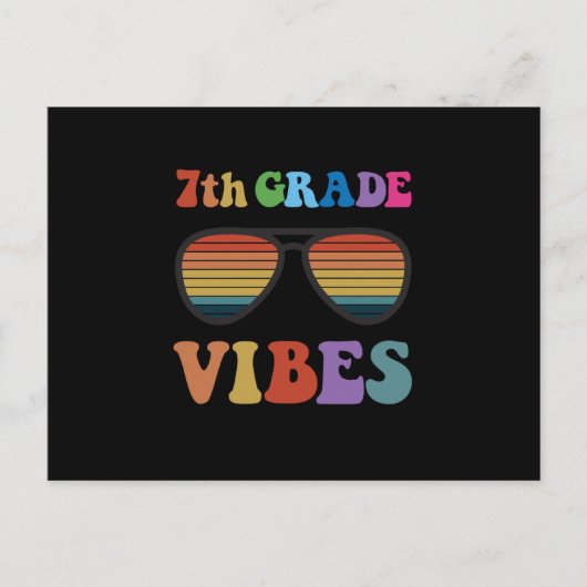 7e graad Vibes Briefkaart (Voorkant)