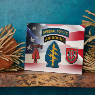 7e groep speciale strijdkrachten (AIRBORNE) Fotoplaat