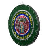 7e groep speciale strijdkrachten in de lucht dartbord (Voorkant Rechts)