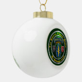 7e groep speciale strijdkrachten keramische bal ornament (Links)