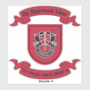 7e groep speciale strijdkrachten (luchtvervoer) 7e sticker