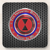 7e infanteriedivisie bier onderzetter (Voorkant)