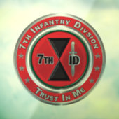 7e infanteriedivisie raamsticker (Vel 3)