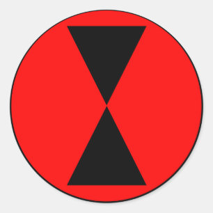 7e infanteriedivisie ronde sticker