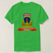 7e Ingenieursbrigade w Tab Duitsland ENG BR Ribbon T-shirt (Design voorkant)
