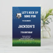 7e Invitation d'anniversaire de football (Debout devant)