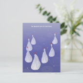 7e Kerstdag (7 Zwaantjes a-Zwemmen) Briefkaart (Staand voorkant)