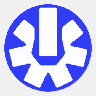 7e kolom ronde sticker