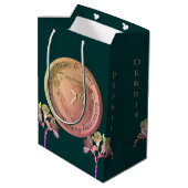 7e Koper Fresia Gift Bag Medium Cadeauzakje (Achterkant Gekanteld)