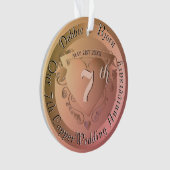 7e koperen bruiloft Jubileum Ornament (voorkant)