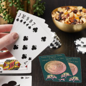 7e koperen bruiloft Jubileum Pokerkaarten (Insitu)