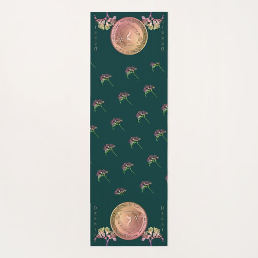 7e koperresia yogamat (Achterkant)