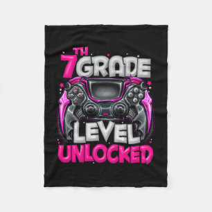 7e leerjaar niveau ontgrendeld spel op 7e leerjaar fleece deken