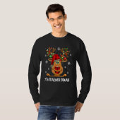 7e lerarenplein rendiertje Funny Teacher Kerstmis T-shirt (Voorkant volledig)