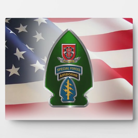 7e Plaque du Groupe des forces spéciales (AIRBORNE (Devant)