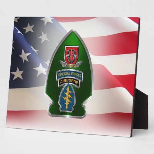 7e Plaque du Groupe des forces spéciales (AIRBORNE (Côté)