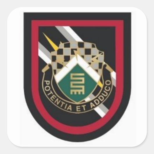 7E PSYOPS BATALJON FLASH/DUI STICKERS (Voorkant)