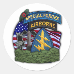 7e Special Forces Groene Baretten SFG Stickers