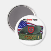7e Special Forces Groene Baretten SFG Vets Magnet Magneet (Voorkant / Achterkant)