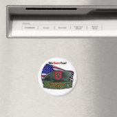 7e Special Forces Groene Baretten SFG Vets Magnet Magneet (Insitu (Vaatwasser))