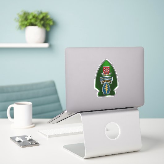7e speciale operationele groep COIN https://www.za Sticker (Laptop op bureau)