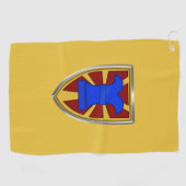 7e Transportbrug — Expeditionair patch Golfhanddoek (Horizontaal)