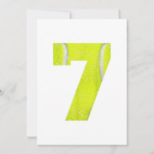 7e verjaardag 2013 Tennis Boys Girls Kinder 7e ver Save The Date