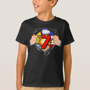 7e verjaardag Comic T-shirt
