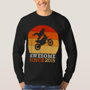 7e Verjaardag Dirt Bike Gift 7 Jaar Oud Mo T-shirt
