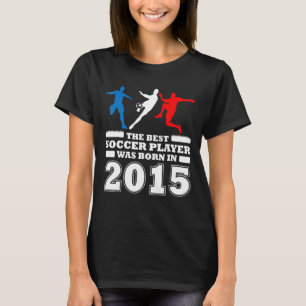 7e verjaardag football 7 jaar oude voetbalspeler t-shirt