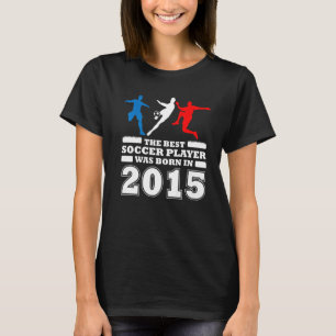 7e verjaardag football 7 jaar oude voetbalspeler t-shirt