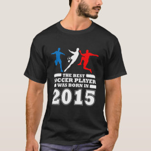 7e verjaardag football 7 jaar oude voetbalspeler t-shirt