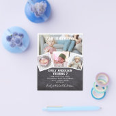 7e verjaardag Foto collage Invite Boy Girl gemengd Flyer (Enkel)