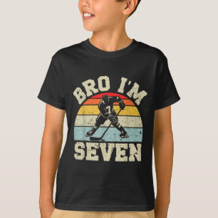 7e verjaardag IJshockey Jongen 7 Jaar Oud Hockey T-shirt