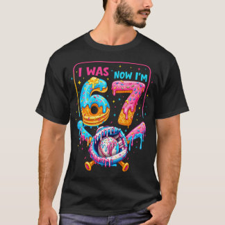 7e Verjaardag Jongens Ik Was 6 Nu Ben Ik 7 Basebal T-shirt