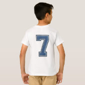 7e verjaardag van de geboorte t-shirt (Achterkant volledig)