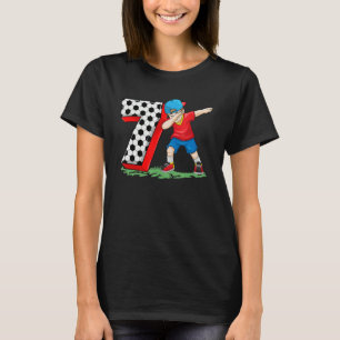 7e verjaardag Voetbal Vogeldag 7 jaar T-shirt