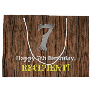 7e verjaardag: Western geïnspireerd land, naam Groot Cadeauzakje